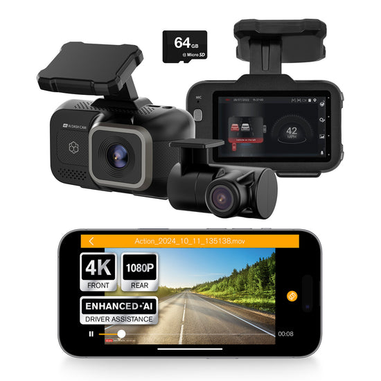 YADA ROADCAM AI PLUS 4K AI DASHCAM & REAR CAM SET - BT533642 – Yada ...