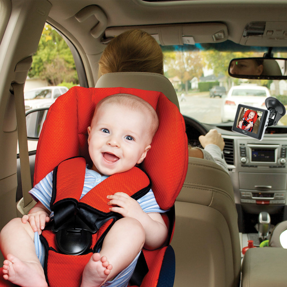 Baby Monitor For Your Car - Best Car Baby Video Monitor With Adjustable  Mounting - BT53901F