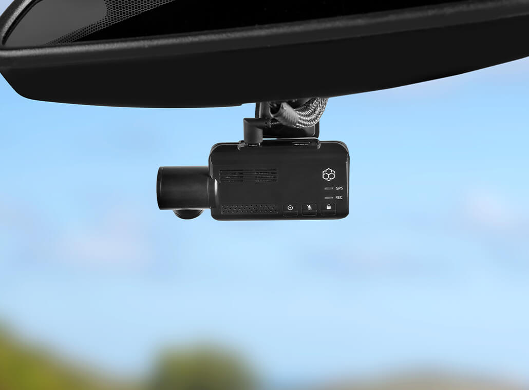 360° Dash Cam WIFI 2K 3 Channel Car DVR Rearview Mirror Night